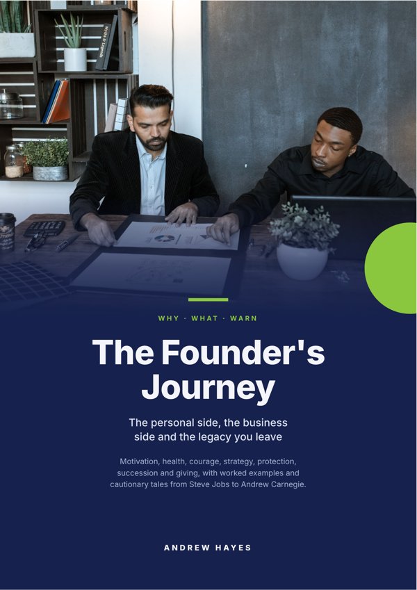 Cover of The Founder's Journey by Andrew Hayes